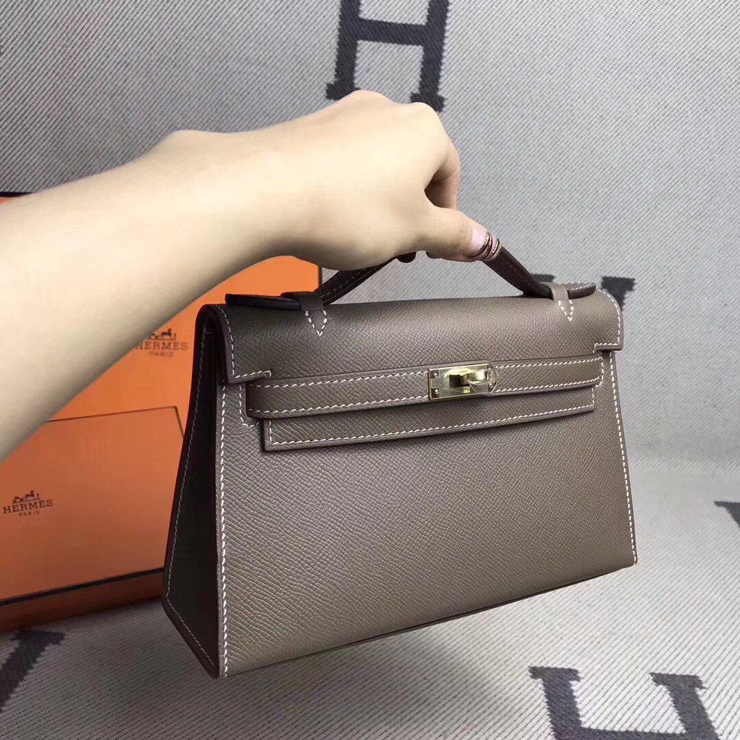 에르메스 미니 켈리백22 에토프 금장 앱송